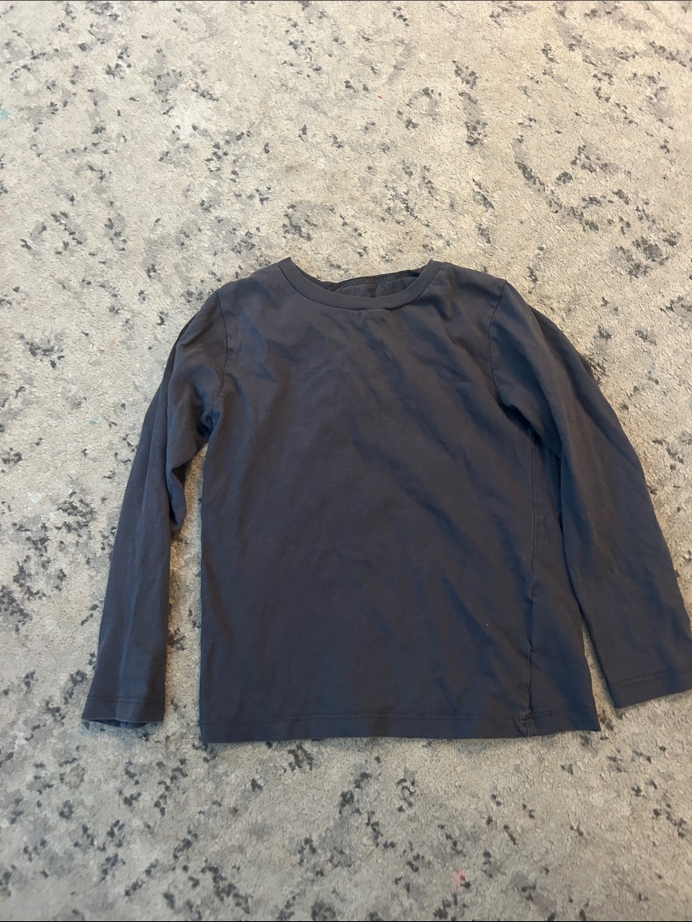 H&M Long-Sleeve Cotton Tee -Gray size 5T/6